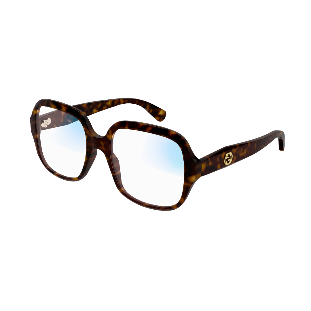 Gucci - Blocco luce blu/fotocromatico | Modello GG0799S - Avana Scuro Lucido