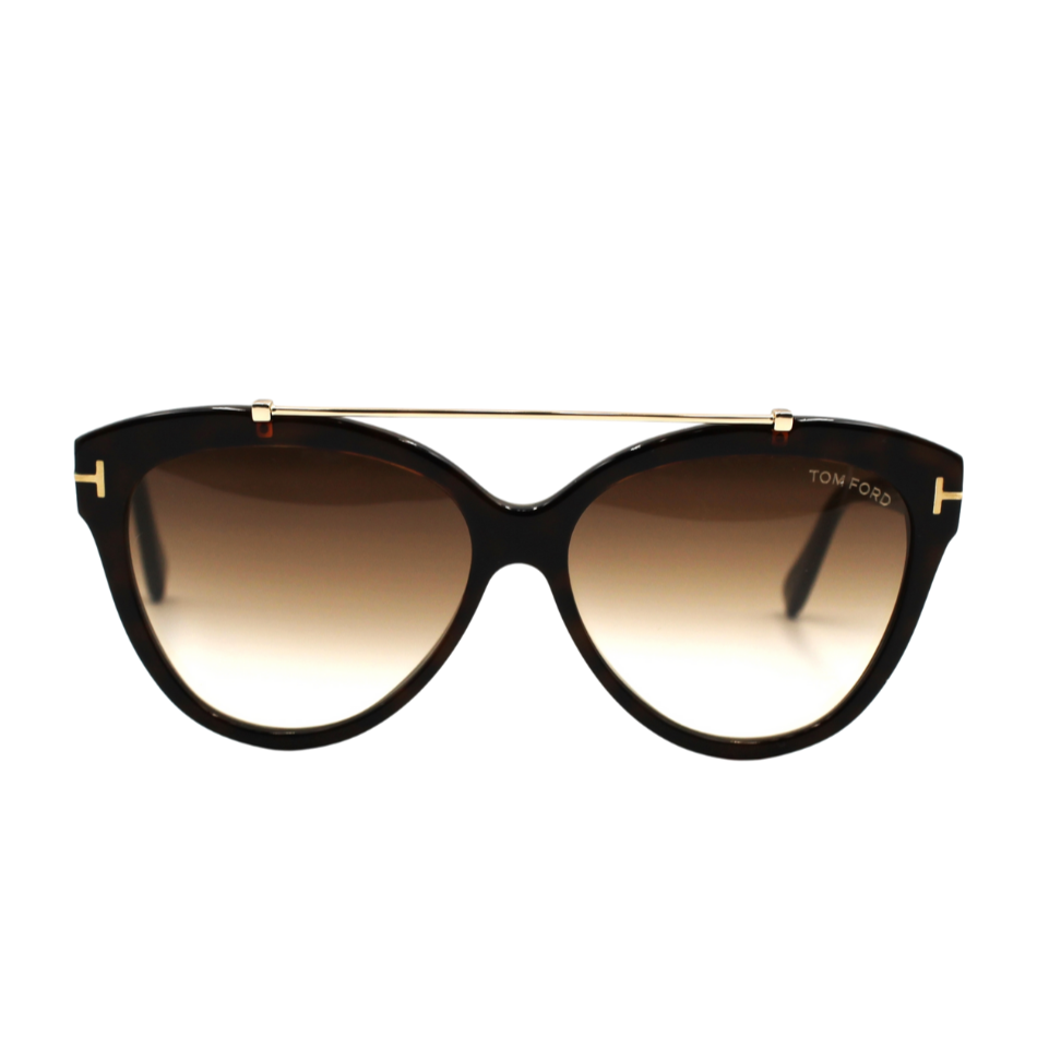 Lunettes de soleil Tom Ford | Modèle TF 0518 - Demi Marron